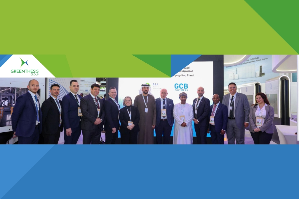 Greenthesis Group contribuisce allo sviluppo del primo impianto per l’upcycling della plastica rigida negli Emirati Arabi Uniti